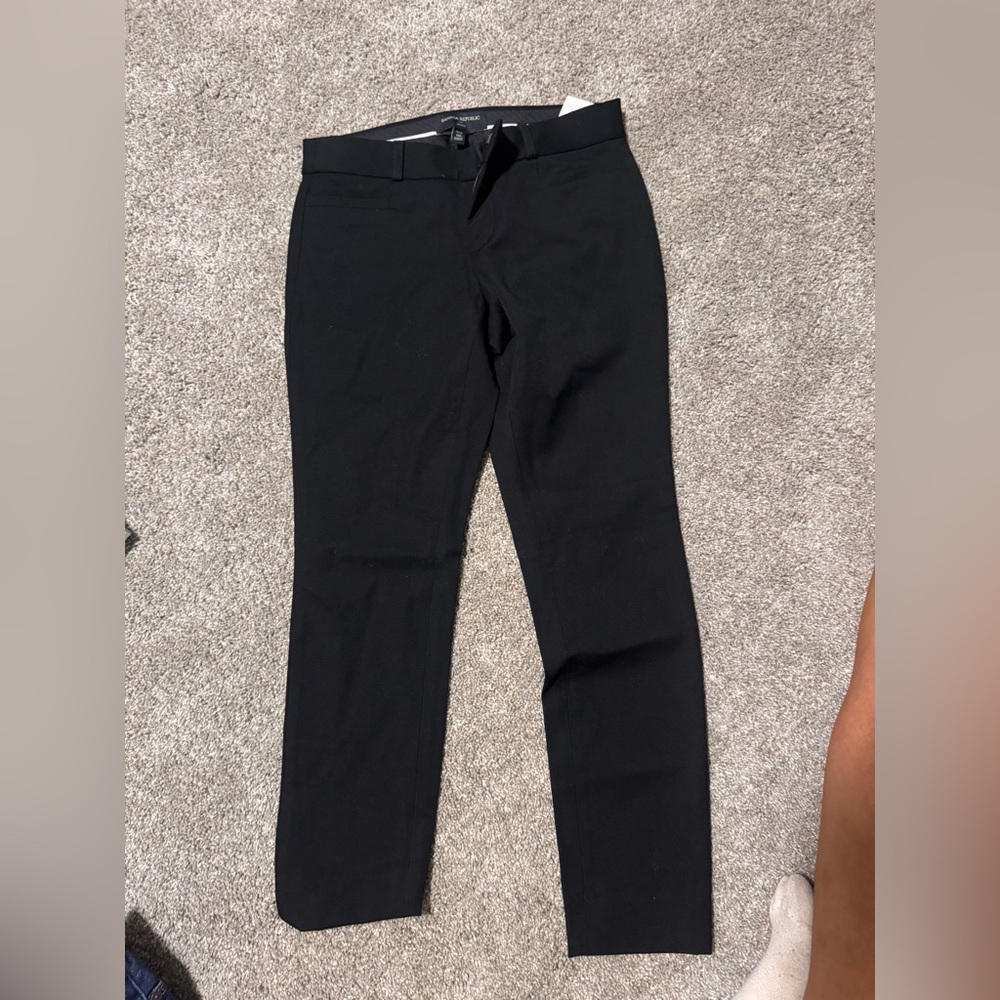 Banana Republic Black Dress Pants Elegant Design